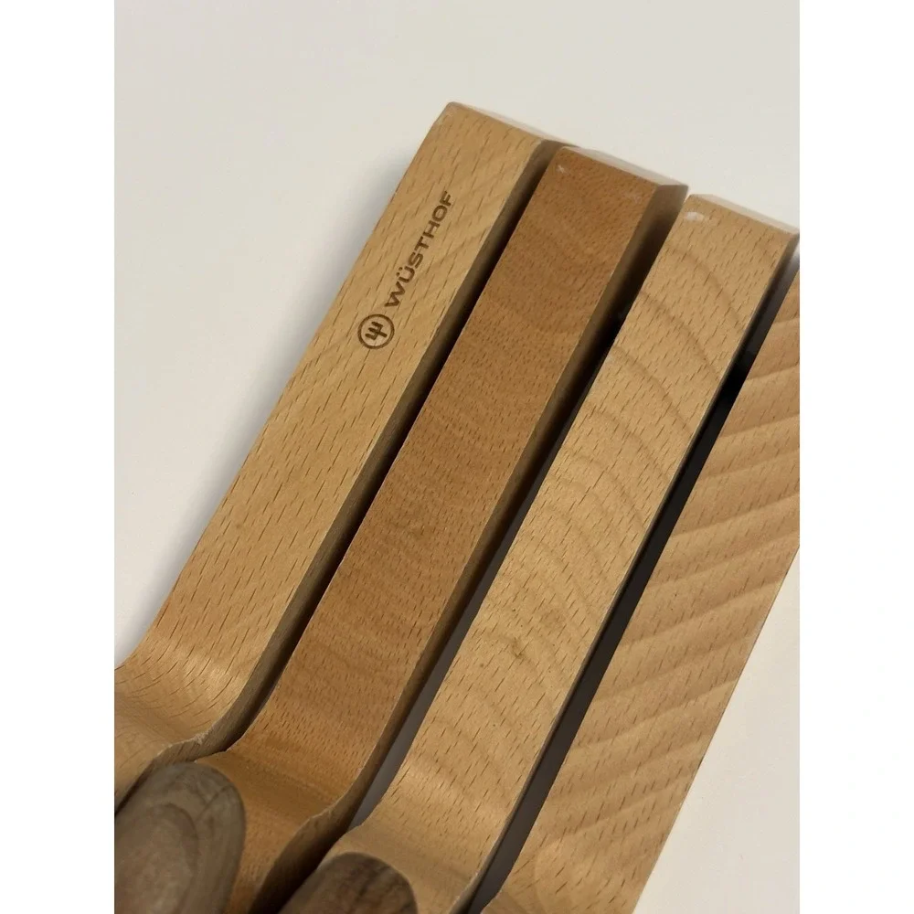 Wusthof Gourmet 5 Piece 4 Knives Set with in Drawer Block Stainless Steel